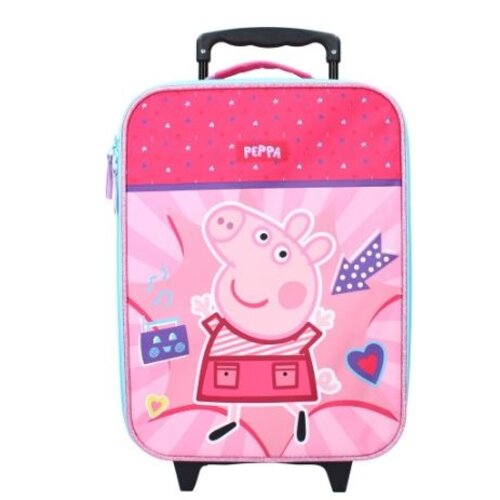 Peppa Pig Peppa Pig Reisset: Trolley Koffer, Rugzak en Gymtas Peppa Pig Peppa Pig Reisset: Trolley Koffer, Rugzak en Gymtas
