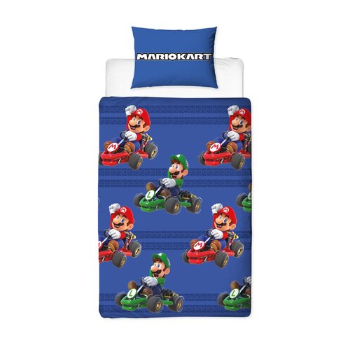 Super Mario Super Mario Dekbedovertrek 140 x 200 cm - Dubbelzijdig Super Mario Super Mario Dekbedovertrek 140 x 200 cm - Dubbelzijdig