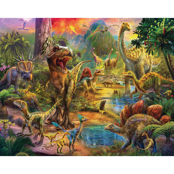 Dinosaurus Posterbehang Landscape - Walltastic