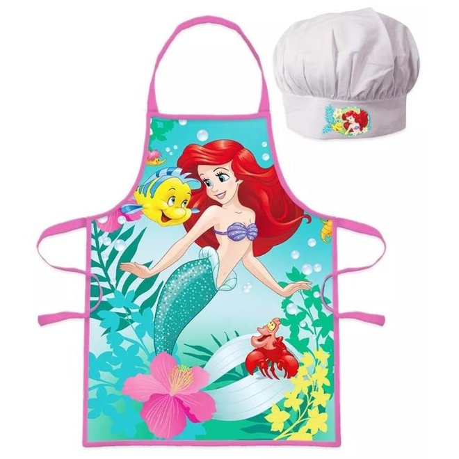 Disney Princess Ariel Keukenschort met Koksmuts