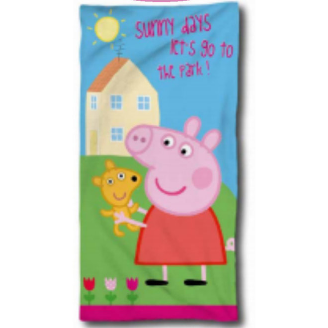 Peppa Pig Badlaken / Strandlaken - Sneldrogend