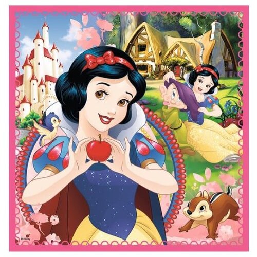 Disney Princess Disney Princess 3 in 1 Puzzel - 20/36/50 stukjes - Trefl