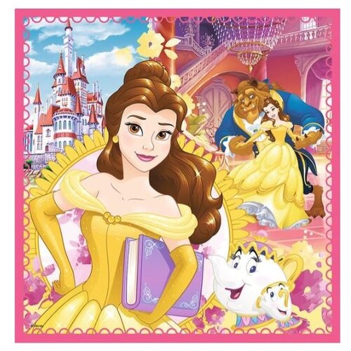 Disney Princess Disney Princess 3 in 1 Puzzel - 20/36/50 stukjes - Trefl