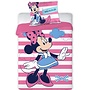 Minnie Mouse Baby Dekbedovertrek 100 x 135 cm - Stripe