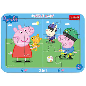 Peppa Pig Peppa Pig Raampuzzel - 10 Stukjes Peppa Pig Peppa Pig Raampuzzel - 10 Stukjes