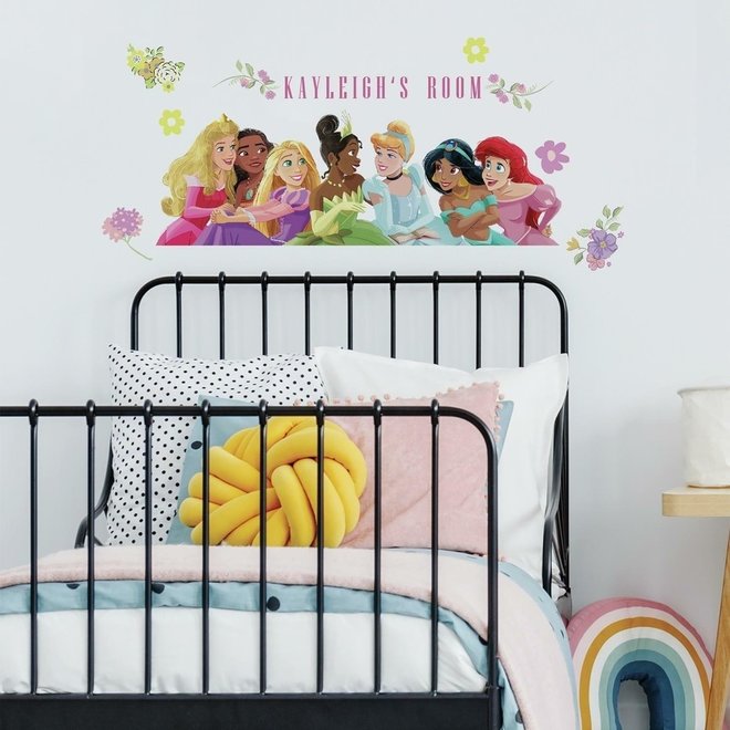 122 Disney Princess Muurstickers met Naam - Roommates