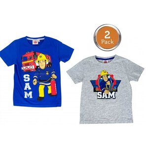 Brandweerman Sam Brandweerman Sam T-shirt - 2-Pack Brandweerman Sam Brandweerman Sam T-shirt - 2-Pack