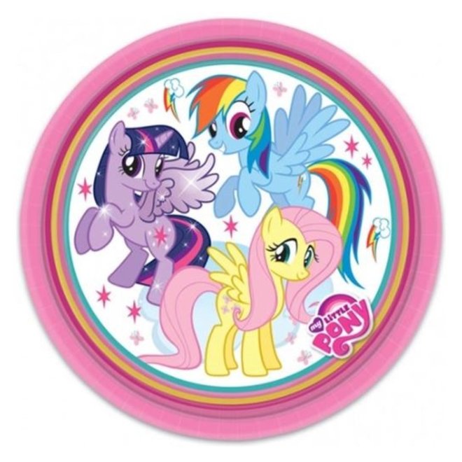 8 My little Pony Feestbordjes - 23 cm