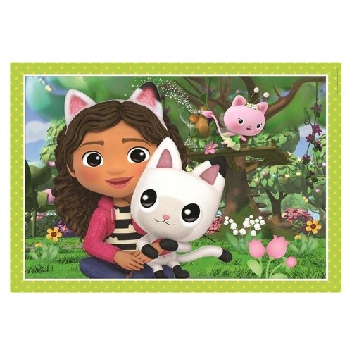 Gabby's Poppenhuis Gabby's Poppenhuis 4 in 1 Puzzel - 12/16/20/24 stukjes - Clementoni