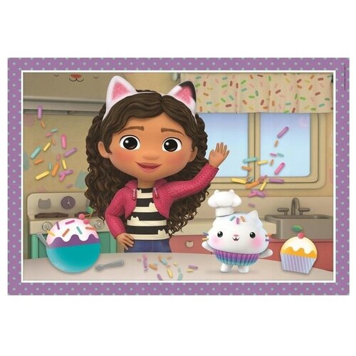 Gabby's Poppenhuis Gabby's Poppenhuis 4 in 1 Puzzel - 12/16/20/24 stukjes - Clementoni