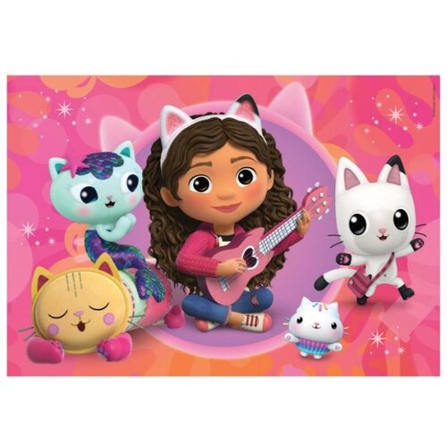Gabby's Poppenhuis Gabby's Poppenhuis 2 in 1 Puzzel - 2 x 20 stukjes - Clementoni