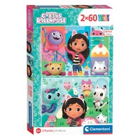 Gabby's Poppenhuis 2 in 1 Puzzel - 2 x 60 stukjes - Clementoni
