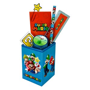 Super Mario Super Mario Bureauset - 7 delig Super Mario Super Mario Bureauset - 7 delig