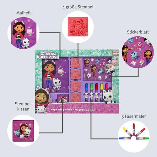 Gabby's Poppenhuis Gabby's Poppenhuis Stempelset Gabby's Poppenhuis Gabby's Poppenhuis Stempelset