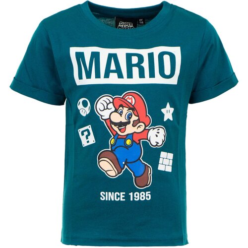 Super Mario Super Mario T-shirt - Petrol Super Mario Super Mario T-shirt - Petrol