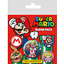 Super Mario Buttons / Badges - 5 stuks