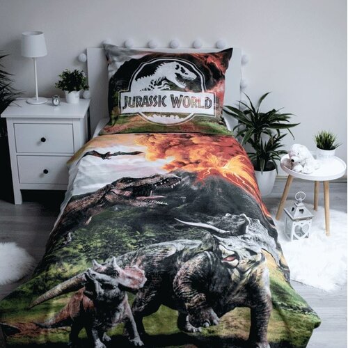Dinosaurus / Jurassic World Jurassic World Dekbedovertrek 140 x 200 cm Dinosaurus / Jurassic World Jurassic World Dekbedovertrek 140 x 200 cm