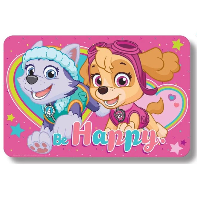 Paw Patrol Placemat - Skye en Everest - Happy