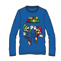 Super Mario Longsleeve Shirt - Blauw