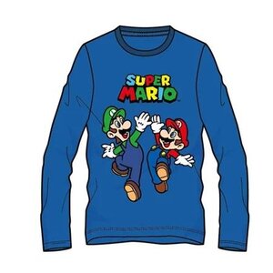 Super Mario Super Mario Longsleeve Shirt - Blauw