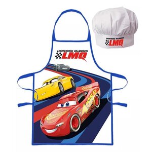 Disney Cars Disney Cars Keukenschort met Koksmuts Disney Cars Disney Cars Keukenschort met Koksmuts