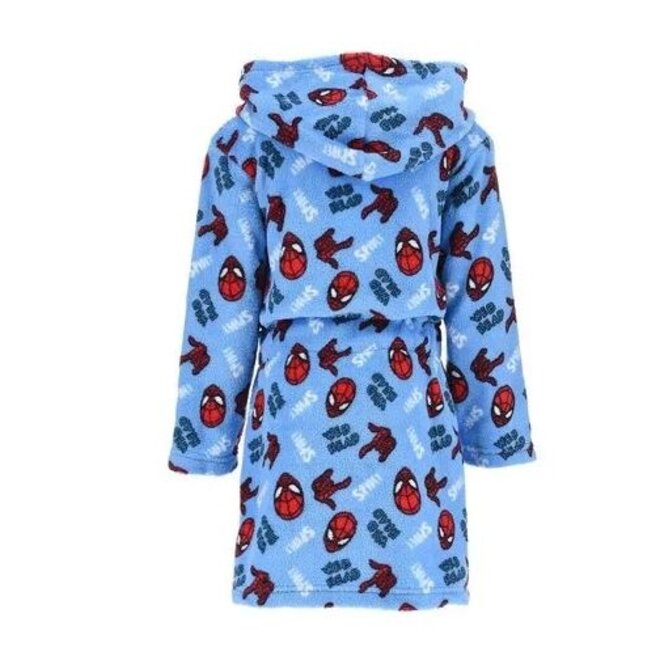 Spiderman Badjas Blauw - Marvel - Maat 104
