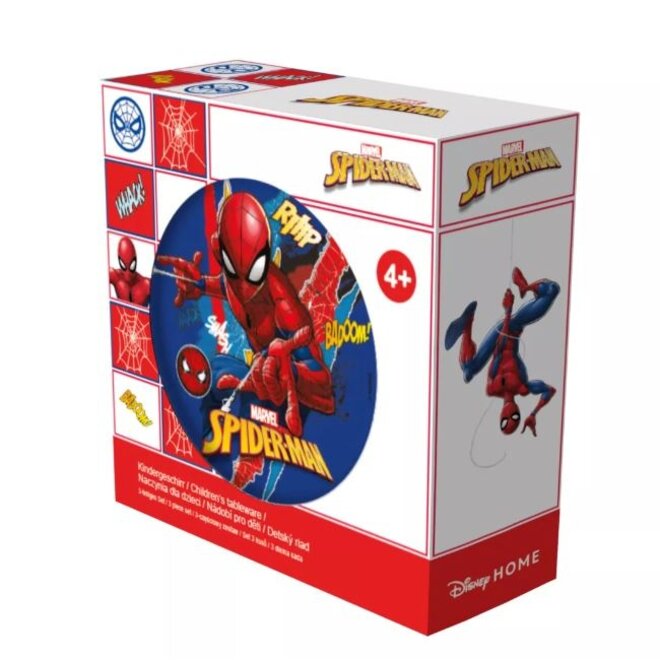 Spiderman Kinderservies met Beker - Magnetron