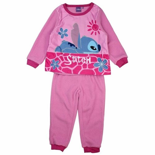 Lilo en Stitch Lilo en Stitch Fleece Pyjama - Licht Roze