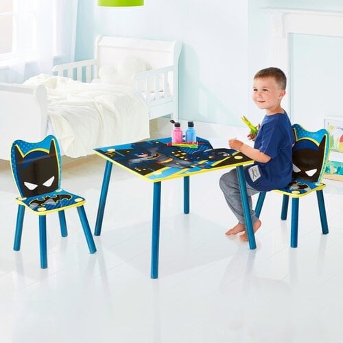 Batman & Superman Batman Tafel met 2 Stoelen