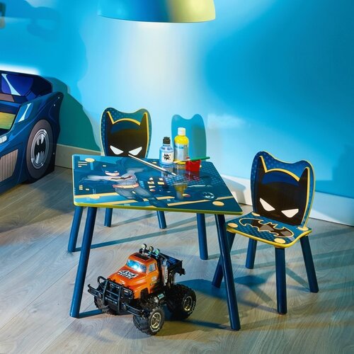 Batman & Superman Batman Tafel met 2 Stoelen