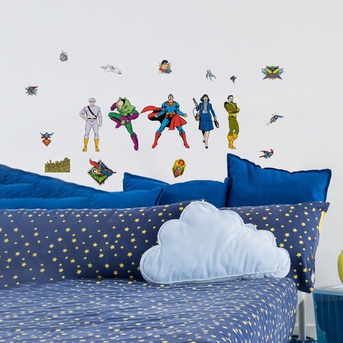 Batman & Superman Superman Muurstickers - Roommates Batman & Superman Superman Muurstickers - Roommates