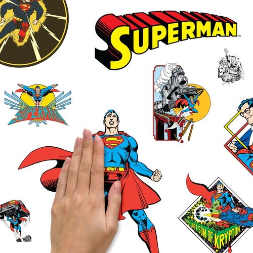 Batman & Superman Superman Muurstickers - Roommates Batman & Superman Superman Muurstickers - Roommates