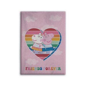 Peppa Pig Peppa Pig Fleece Deken - Friends Forever Peppa Pig Peppa Pig Fleece Deken - Friends Forever