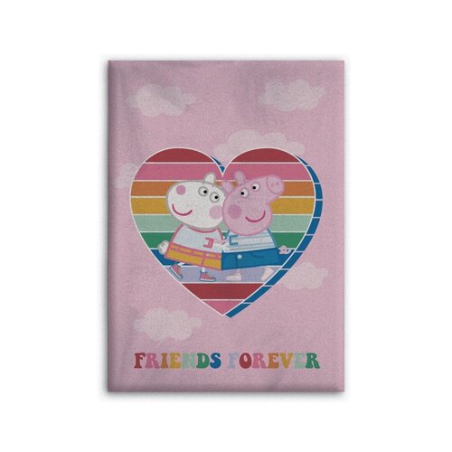 Peppa Pig Peppa Pig Fleece Deken - Friends Forever Peppa Pig Peppa Pig Fleece Deken - Friends Forever