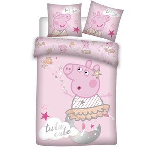Peppa Pig Peppa Pig Dekbedovertrek 140 x 200 cm - Tutu Peppa Pig Peppa Pig Dekbedovertrek 140 x 200 cm - Tutu