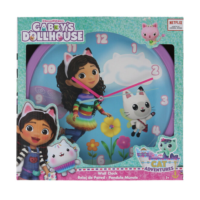 Gabby's Poppenhuis Wandklok / Klok