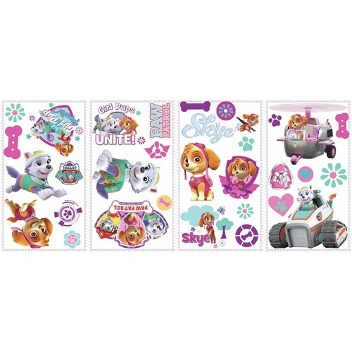 Paw Patrol Paw Patrol Muurstickers Skye en Everest - Roommates