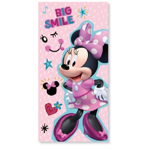 Minnie Mouse Minnie Mouse Badlaken  / Strandlaken Smile - Sneldrogend