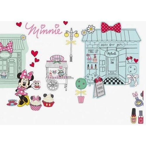 Minnie Mouse Minnie Mouse Muurstickers - 100 Stuks Minnie Mouse Minnie Mouse Muurstickers - 100 Stuks