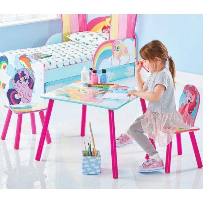 My little Pony Tafel met 2 Stoelen