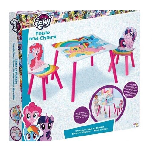 My little Pony My little Pony Tafel met 2 Stoelen
