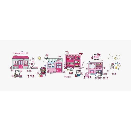 Hello Kitty Hello Kitty Muurstickers - 100 Stuks