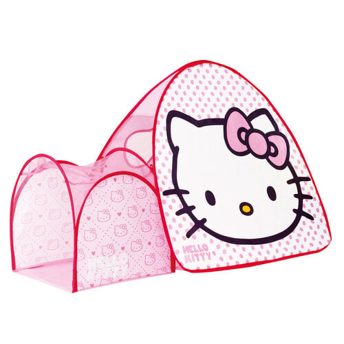 Hello Kitty Hello Kitty Speeltent / Speelhuisje met Tunnel Hello Kitty Hello Kitty Speeltent / Speelhuisje met Tunnel