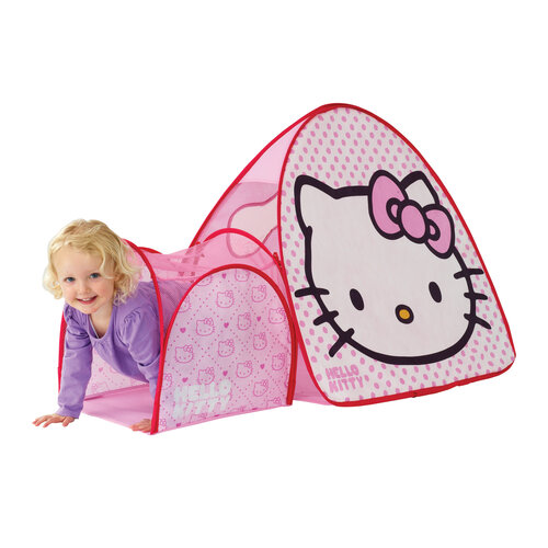 Hello Kitty Hello Kitty Speeltent / Speelhuisje met Tunnel Hello Kitty Hello Kitty Speeltent / Speelhuisje met Tunnel