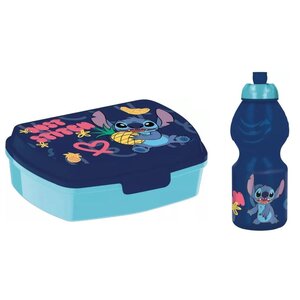 Lilo en Stitch Lilo en Stitch Lunchset - Broodtrommel met Bidon - Disney Lilo en Stitch Lilo en Stitch Lunchset - Broodtrommel met Bidon - Disney