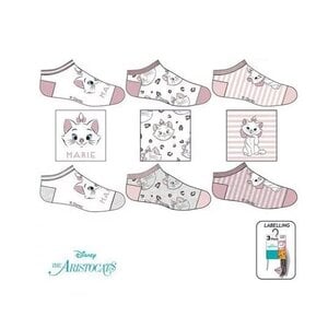 Marie Cat Marie Cat Sneakersokken Aristocats - 3 paar Marie Cat Marie Cat Sneakersokken Aristocats - 3 paar