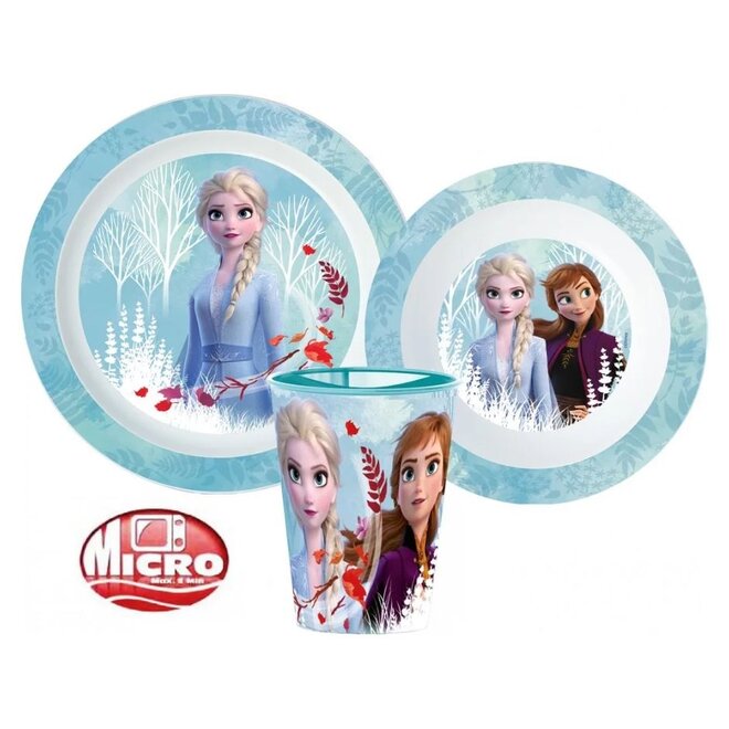 Disney Frozen Kinderservies met Beker - Magnetron