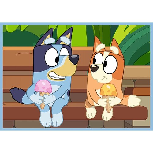 Bluey Bluey 4 in 1 Puzzel - 12/15/20/24 stukjes - Trefl