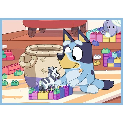 Bluey Bluey 4 in 1 Puzzel - 12/15/20/24 stukjes - Trefl