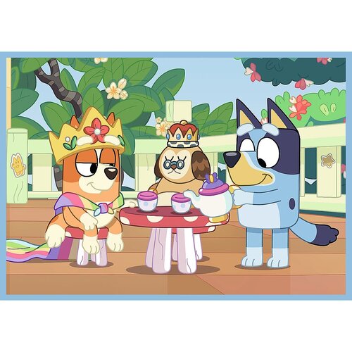 Bluey Bluey 4 in 1 Puzzel - 12/15/20/24 stukjes - Trefl